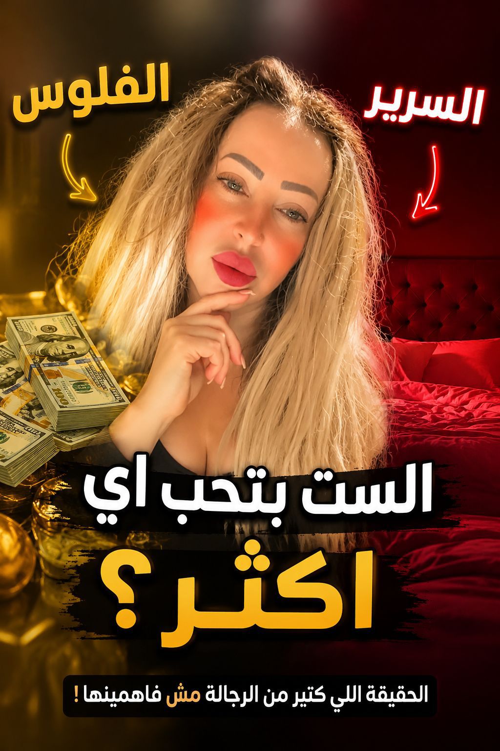 الفلوس ولا السرير؟ إجابة الستات ممكن تصدم الرجالة!